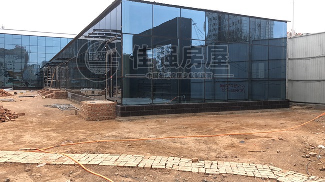 大同項(xiàng)目玻璃幕墻箱式房