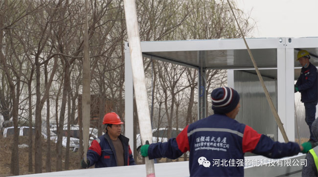 佳強(qiáng)裝配式打包箱式房建筑施工安裝